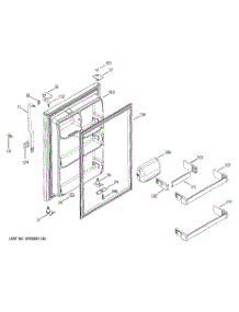 02 - Fresh Food Door parts for Ge Refrigerator HTS18JCPBRWW from AppliancePartsPros.com