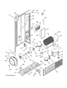 02 - Sealed System & Mother Board parts for Ge Refrigerator HSS25IFMDCC from AppliancePartsPros.com