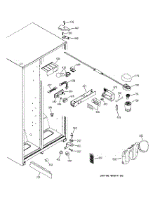 09 - Fresh Food Section parts for Ge Refrigerator HST25IFMBWW from AppliancePartsPros.com