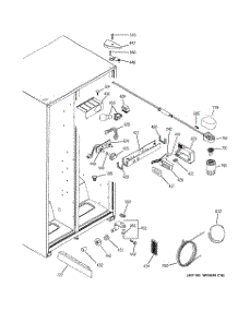 06 - Fresh Food Section parts for Ge Refrigerator HST25IFPACC from AppliancePartsPros.com
