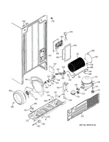 09 - Sealed System & Mother Board parts for Ge Refrigerator HST20DBMAWW from AppliancePartsPros.com
