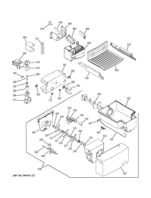 05 - Ice Maker & Dispenser parts for Ge Refrigerator RSG20IDMCFWW from AppliancePartsPros.com