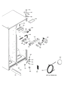 06 - Fresh Food Section parts for Ge Refrigerator RSG20IDMCFWW from AppliancePartsPros.com