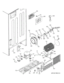 08 - Sealed System & Mother Board parts for Ge Refrigerator HTS22GBMBRWW from AppliancePartsPros.com