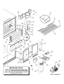 03 - Freezer Section parts for Ge Refrigerator HTS22GCMBRCC from AppliancePartsPros.com