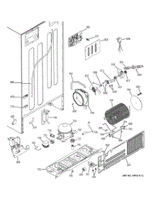 08 - Sealed System & Mother Board parts for Ge Refrigerator HTS22GCMBRCC from AppliancePartsPros.com