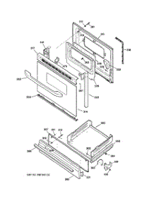 04 - Door & Drawer Parts parts for Ge Range RGB533CEH2CC from AppliancePartsPros.com