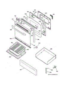 04 - Door & Drawer Parts parts for Ge Range RGB740BEH2WH from AppliancePartsPros.com