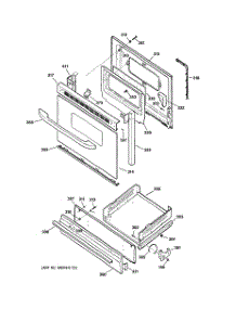 04 - Door & Drawer Parts parts for Ge Range RGB533CEH3CC from AppliancePartsPros.com