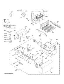 05 - Ice Maker & Dispenser parts for Ge Refrigerator RSG20IDPHFWH from AppliancePartsPros.com