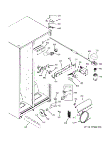 06 - Fresh Food Section parts for Ge Refrigerator GSH25JFRJCC from AppliancePartsPros.com