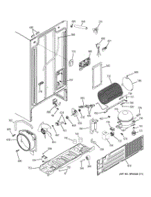 08 - Sealed System & Mother Board parts for Ge Refrigerator GSH22UFRJWW from AppliancePartsPros.com