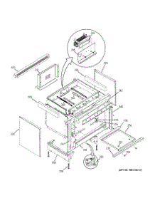 08 - Structure parts for Ge Range ZDP36L4DH3SS from AppliancePartsPros.com