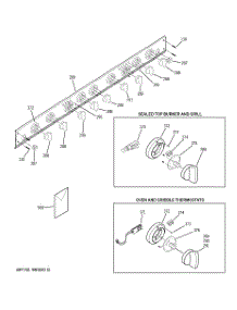 06 - Control Panel parts for Ge Range ZDP48N6DH3SS from AppliancePartsPros.com