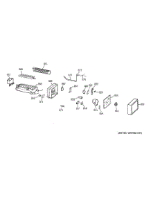 04 - Ice Maker parts for Ge Refrigerator HTS16BCRERWW from AppliancePartsPros.com