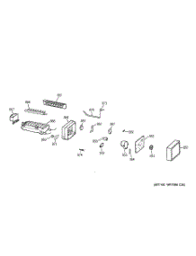 08 - Ice Maker parts for Ge Refrigerator HTS18BCPWRWW from AppliancePartsPros.com