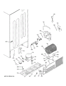 08 - Unit Parts parts for Ge Refrigerator HTS22GBPCRCC from AppliancePartsPros.com