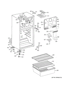 02 - Cabinet parts for Ge Refrigerator HTS16BBSALCC from AppliancePartsPros.com