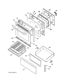 03 - Door & Drawer Parts parts for Ge Range RB790WK2WW from AppliancePartsPros.com