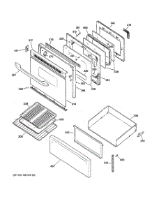 03 - Door & Drawer Parts parts for Ge Range RB798WC2WW from AppliancePartsPros.com