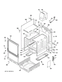 03 - Body Parts parts for Ge Range RGA724EK1WH from AppliancePartsPros.com