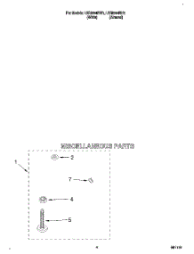 03 - Miscellaneous parts for Whirlpool Washer LSR8244BW1 from AppliancePartsPros.com