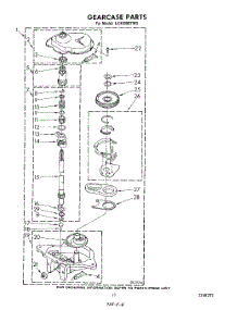 10 - Gearcase parts for Whirlpool Washer LC4500XTW0 from AppliancePartsPros.com