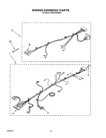 08 - Wiring Harness parts for Whirlpool Washer RAC4244AW0 from AppliancePartsPros.com