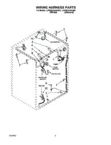 04 - Wiring Harness parts for Whirlpool Washer LPR6244AW0 from AppliancePartsPros.com