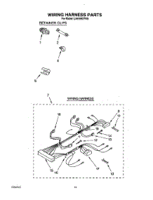 09 - Wiring Harness parts for Whirlpool Washer LA5588XYW0 from AppliancePartsPros.com