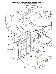 02 - Controls And Rear Panel Parts parts for Maytag Washer 7MNTE1000TQ0 from AppliancePartsPros.com