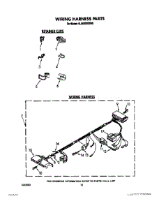 08 - Wiring Harness parts for Whirlpool Washer 4LA6300XXN0 from AppliancePartsPros.com