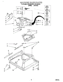 06 - Machine Base parts for Whirlpool Washer LSS7233AW1 from AppliancePartsPros.com