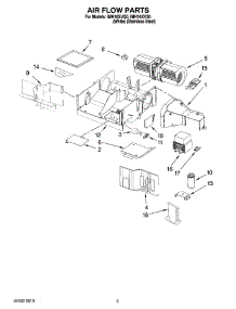 04 - Air Flow Parts parts for Whirlpool Microwave IMH16XVQ0 from AppliancePartsPros.com