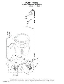 04 - Pump Parts, Optional Parts (Not Included) parts for Maytag Washer MTW6600TB0 from AppliancePartsPros.com