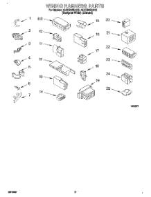 06 - Wiring Harness parts for Whirlpool Washer 4LSC9255AN2 from AppliancePartsPros.com