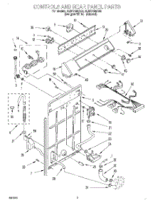 02 - Controls And Rear Panel parts for Whirlpool Washer 4LBR7255AQ2 from AppliancePartsPros.com