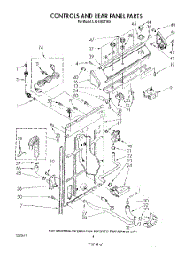 03 - Controls And Rear Panel parts for Whirlpool Washer LA5100XTG0 from AppliancePartsPros.com