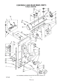 03 - Controls And Rear Panel parts for Whirlpool Washer LA5530XTW0 from AppliancePartsPros.com