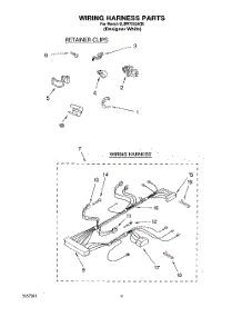 07 - Wiring Harness parts for Whirlpool Washer 6LBR7255AQ0 from AppliancePartsPros.com