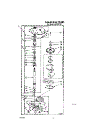 11 - Gearcase parts for Whirlpool Washer LA5530XTN1 from AppliancePartsPros.com