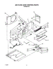 03 - Air Flow And Control parts for Whirlpool Air Conditioner R121 from AppliancePartsPros.com