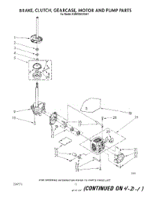 08 - Brake, Clutch, Gearcase, Motor And Pump parts for Kitchenaid Washer KAWE850VWH1 from AppliancePartsPros.com