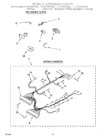 08 - Wiring Harness parts for Whirlpool Washer LLC7244AW0 from AppliancePartsPros.com