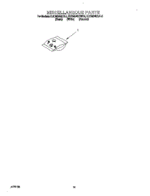 12 - Miscellaneous, Lit / Optional parts for Kitchenaid Dishwasher KUDM24SEBL0 from AppliancePartsPros.com