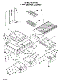 03 - Shelf Parts parts for Kitchenaid Refrigerator KTRA22KRSS00 from AppliancePartsPros.com