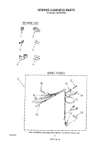 08 - Wiring Harness parts for Whirlpool Washer LA6150XTN0 from AppliancePartsPros.com