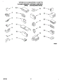 07 - Wiring Harness parts for Whirlpool Washer LBR5133AW1 from AppliancePartsPros.com