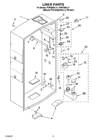 02 - Liner Parts parts for Whirlpool Personal Valet System PVWS600LY1 from AppliancePartsPros.com
