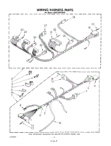08 - Wiring Harness parts for Kitchenaid Washer KAWE950VWH0 from AppliancePartsPros.com